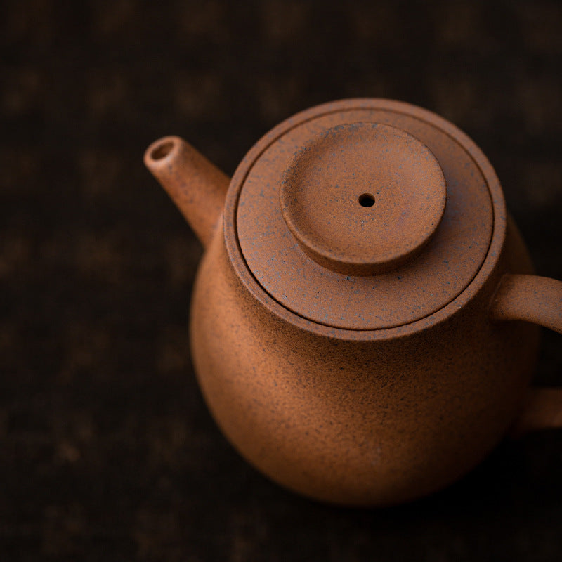 Old Rock Mud Giant Wheel Bead Teapot - ZenBrew Tea Store