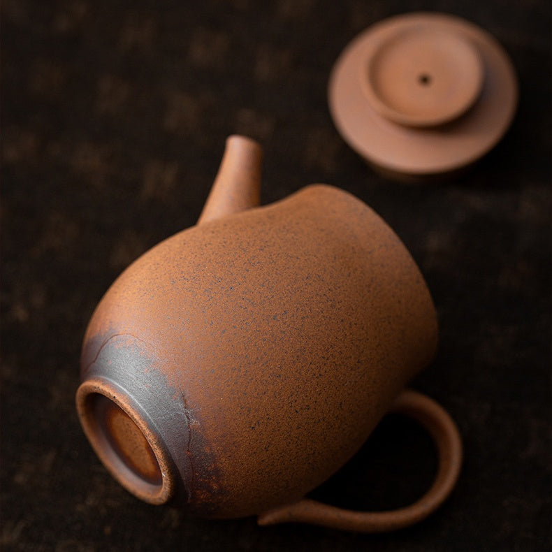 Ancient Stone Giant Wheel Pot - ZenBrew Tea Studio