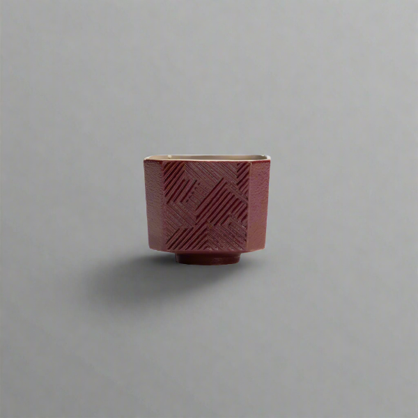 Fangsheng Pattern Square Tea Cup - ZenBrew Tea Store