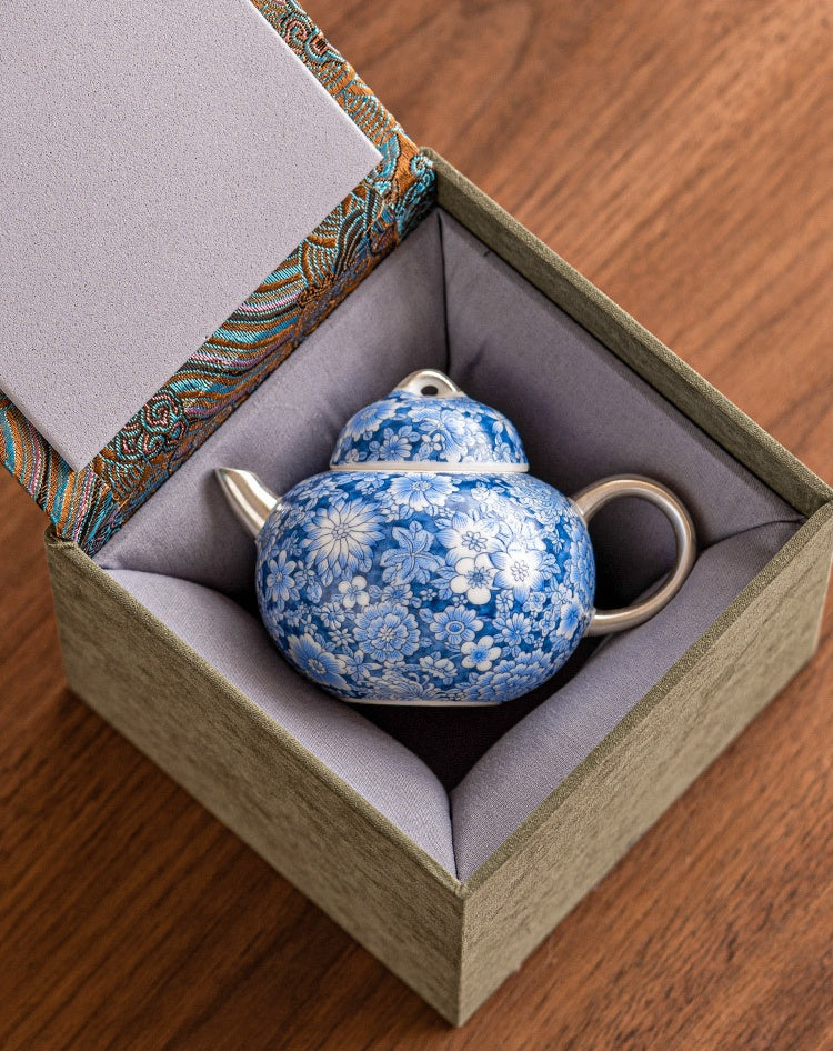 Azure Lotus Immortal Pot - ZenBrew Tea Studio