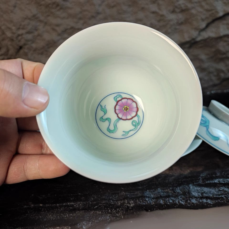 Imperial Lion Motif Gaiwan
