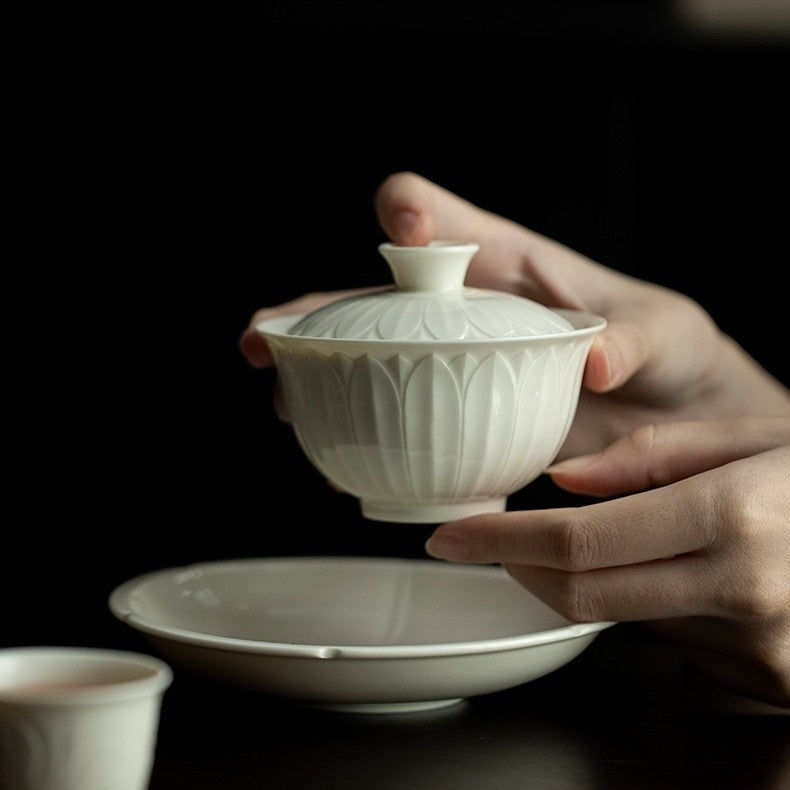 Lotus Under Moonlight Gaiwan