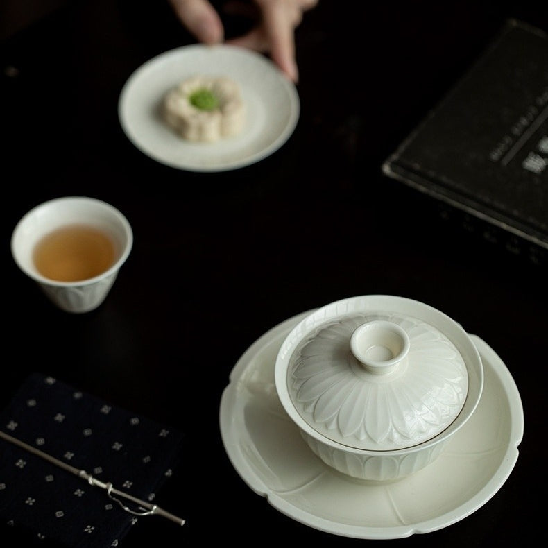 Lotus Under Moonlight Gaiwan - ZenBrew Tea Studio