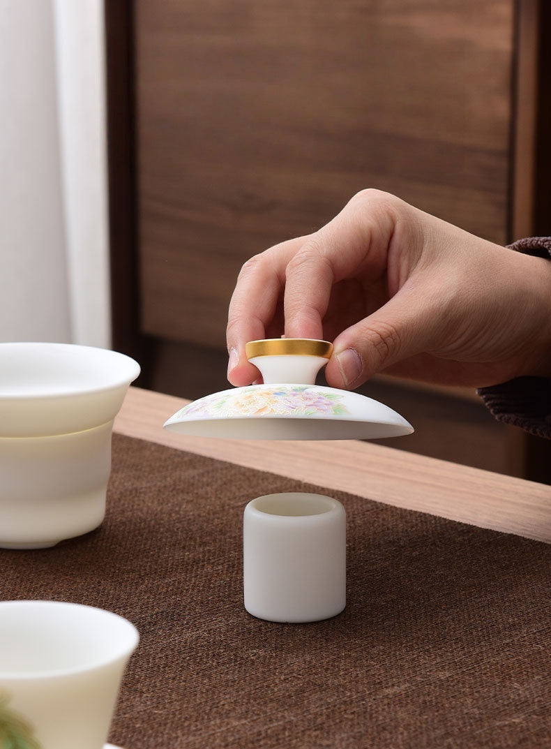 Peacock Elegance Teaset