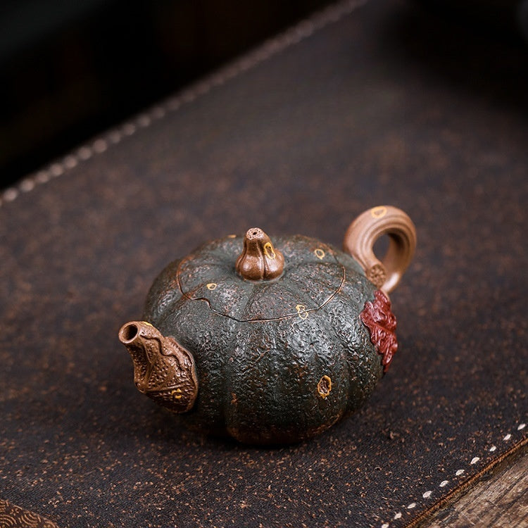 Red Maple Pumpkin Pot - ZenBrew Tea Studio