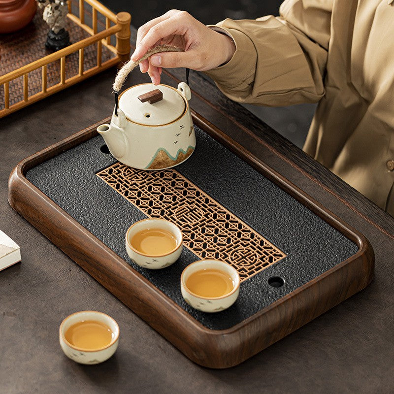 Window of Tranquility Tea Tray