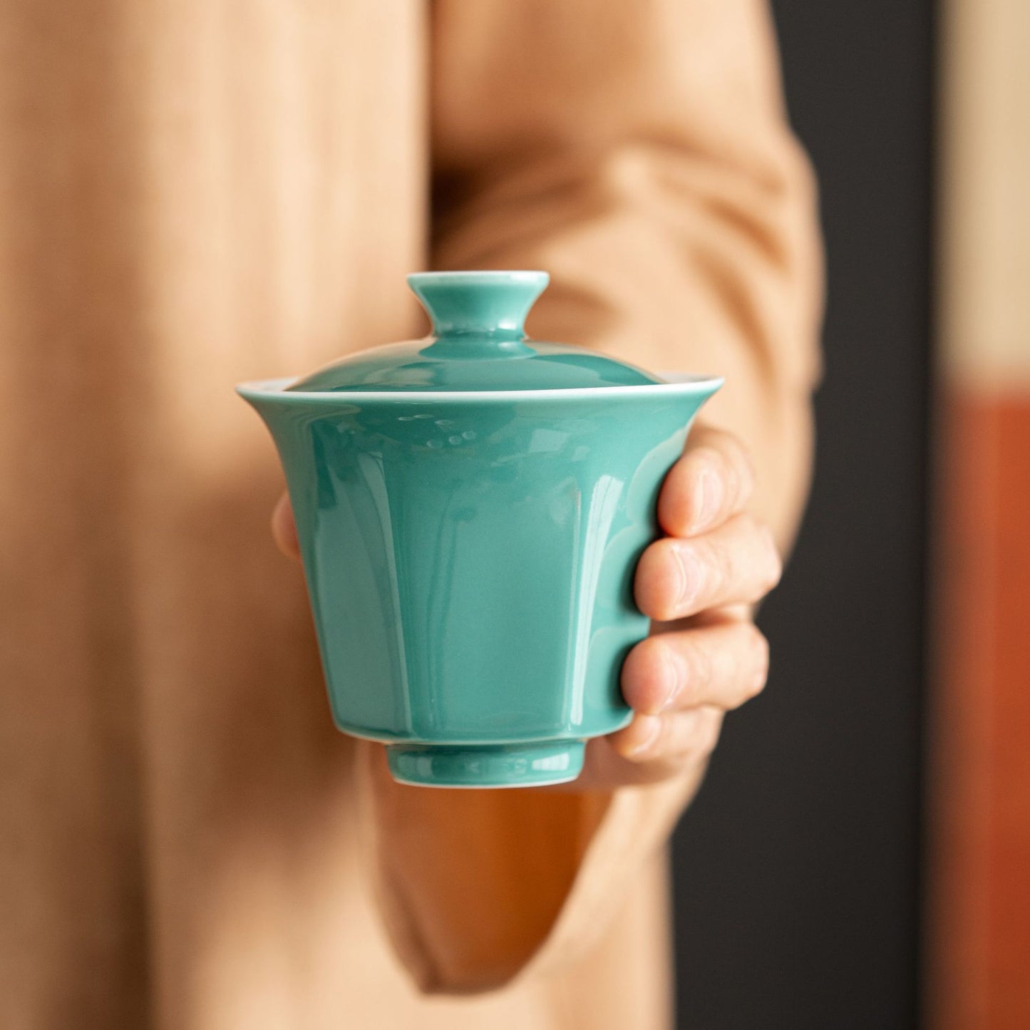 Hexagonal Elegance Gaiwan
