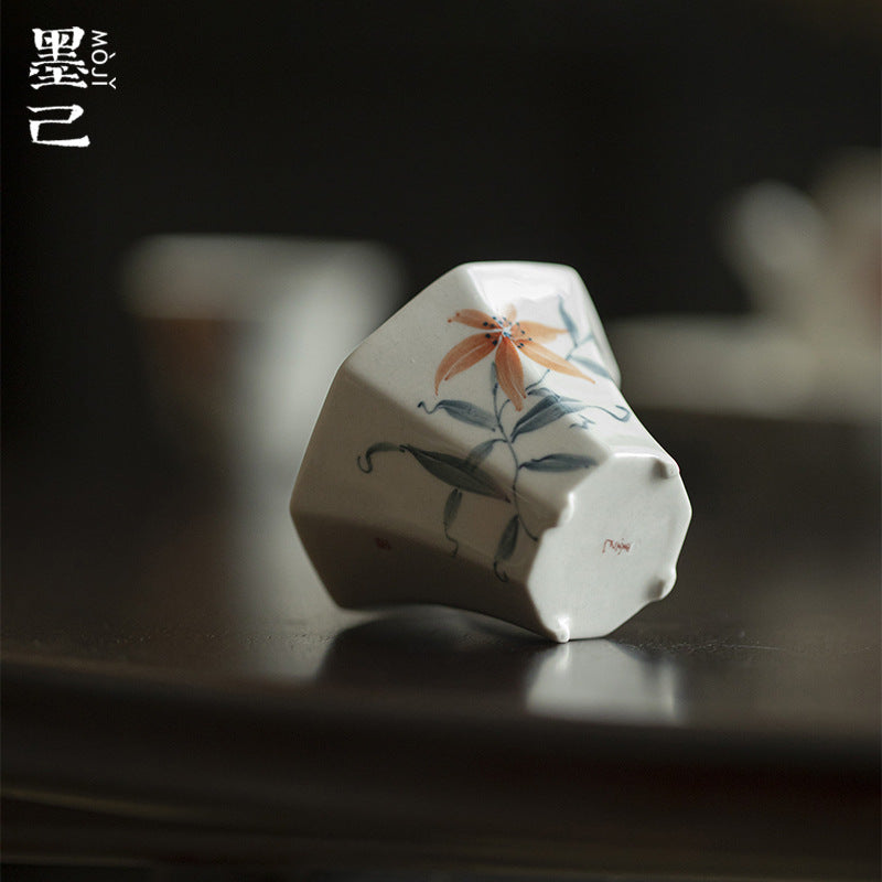 Floral Octagon Cup