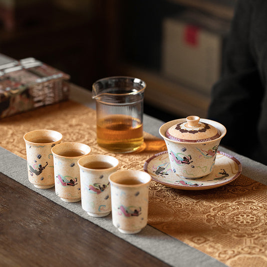Flying Phoenix Teaset - ZenBrew Tea Studio