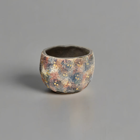 Longyao Gold Flecked Stone Cup