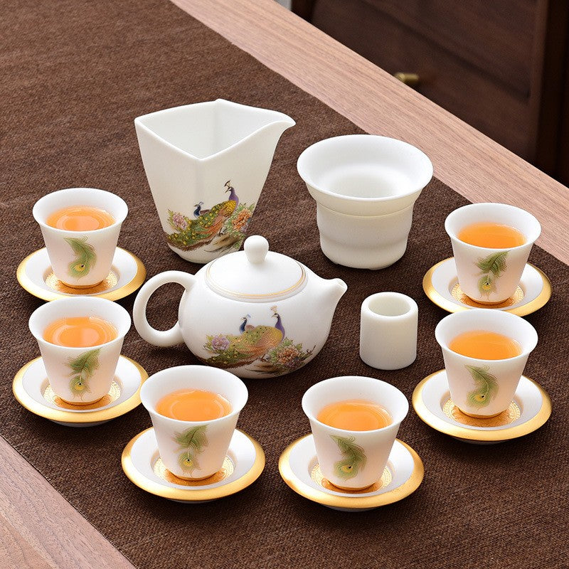 Peacock Elegance Teaset